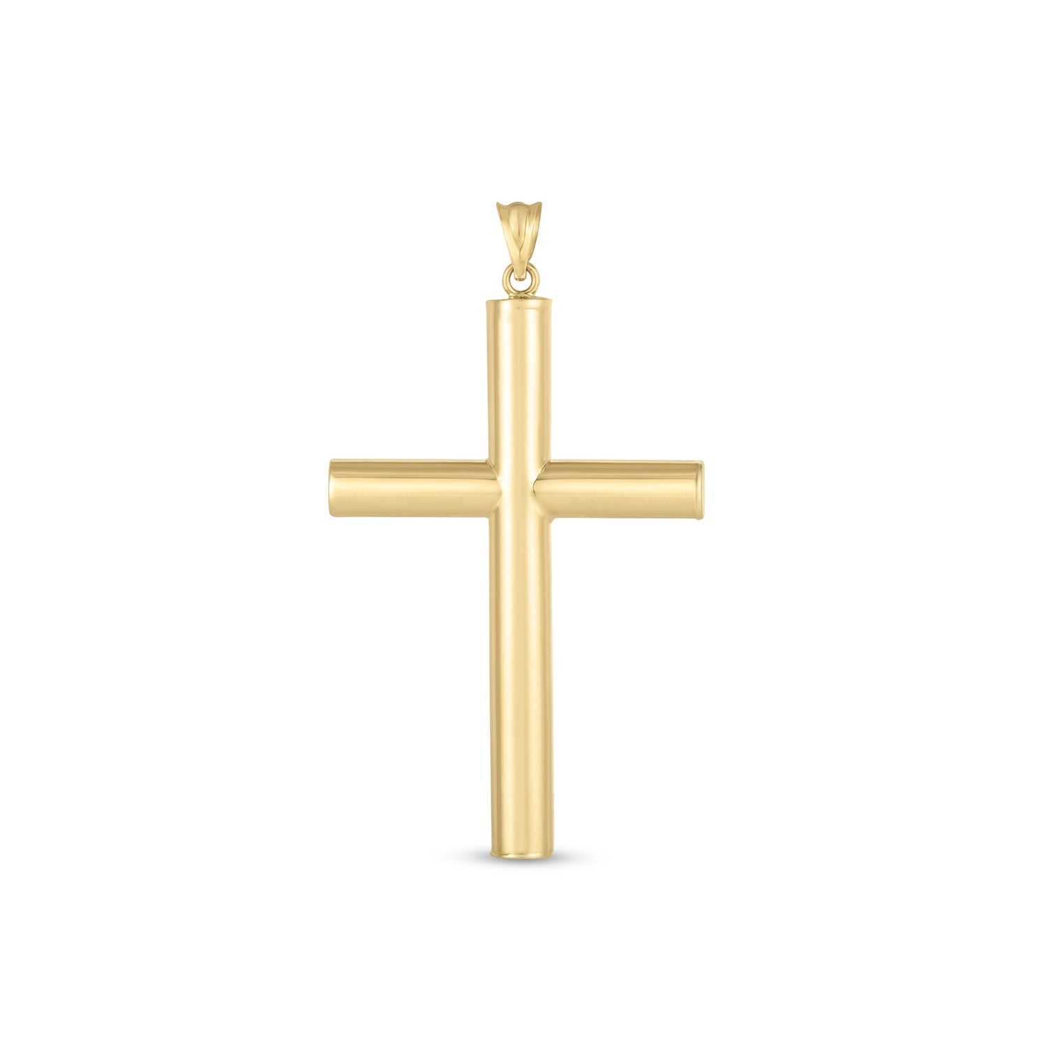 14K Yellow Gold High Polish Classic Cross Pendant 43560-1