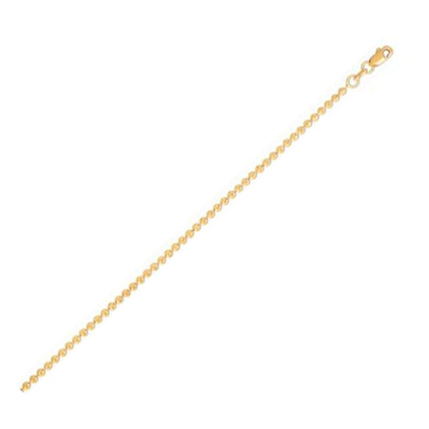 Moon Cut Bead Chain In 14K Yellow Gold 2 0 Mm 69963-1