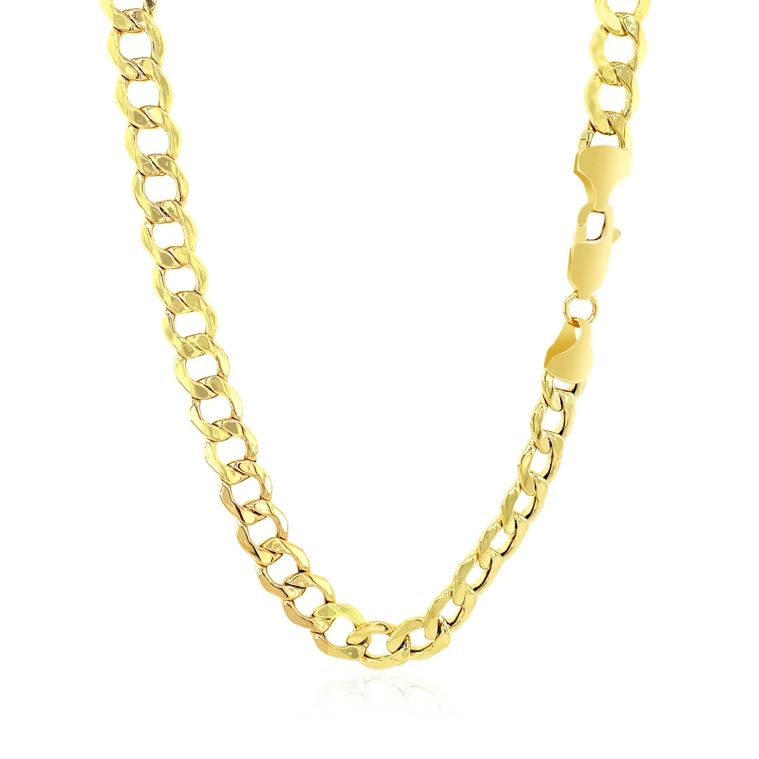 10k Yellow Gold Curb Chain (6.20 mm)